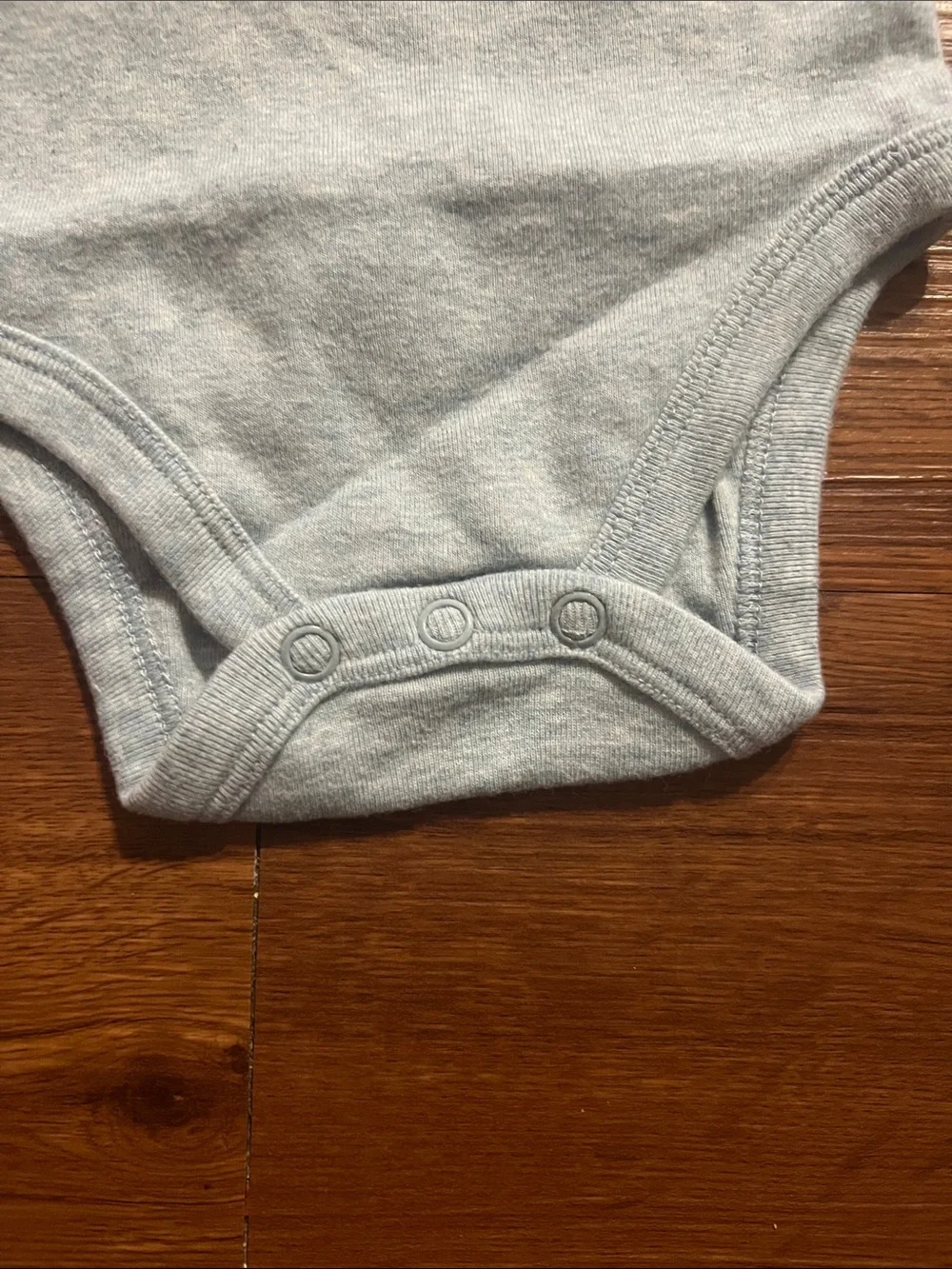 Baby blue 'The One and Only' Mickey Mouse One-Piece Bodysuit